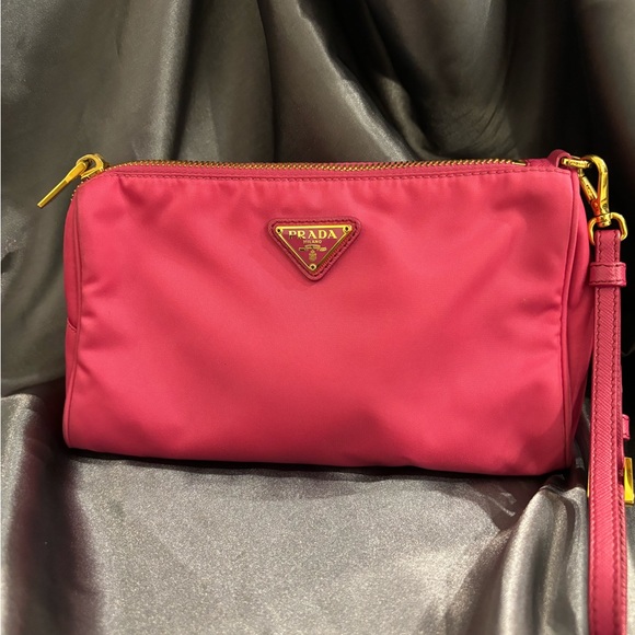 Prada Pink Nylon Cosmetic Pouch - Picture 5 of 10